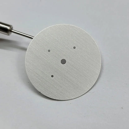 Vertical Texture 31.8mm Blank Watch Dial Gold/ Silver/ Rose Watch Faces for VK63 Movement DIY Accessories Without Numbers Dial