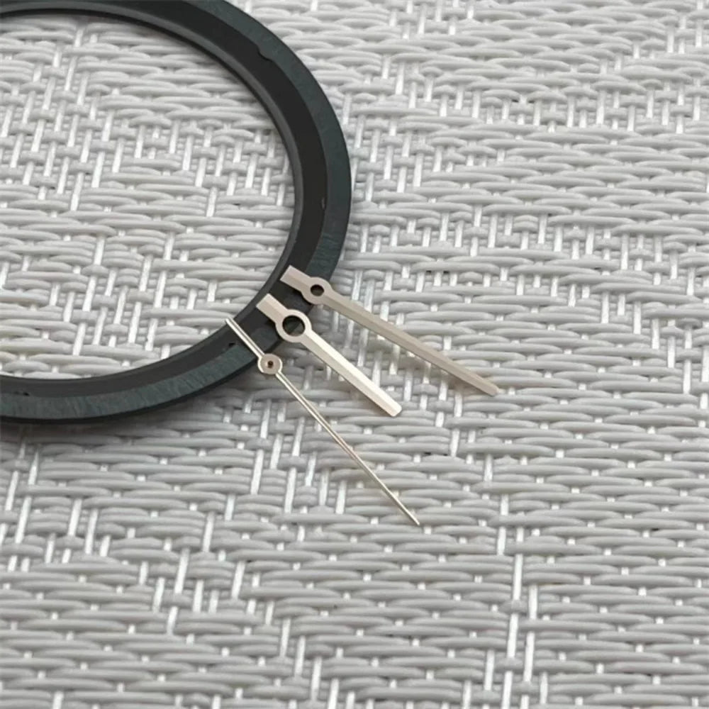 NH35 Watch Dial Watch Hands 28.5mm Diamond Inlaid Shell of Pearl Pattern Surface Watch Accessories for NH35/NH36 Movement