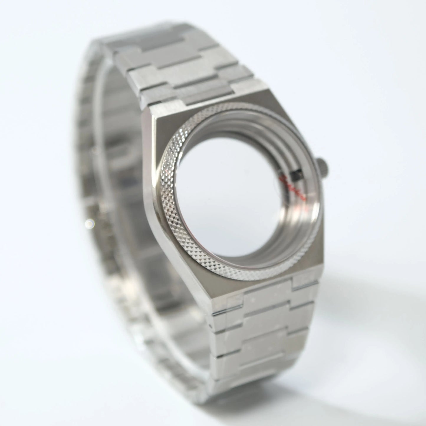 For NH35 40mm Paris Nail Bezel PRX Super Player Sapphire Glass 316LStainless Steel  Watch Case Band 100M Waterproof Modification