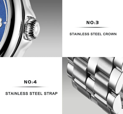 CADISEN C8235 Dress Watch 39MM MIYOTA 8215 Sapphire 5bar Luminous