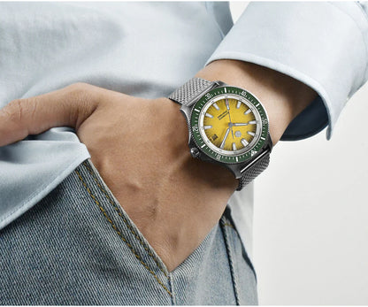 San Martin Diver SN0118G 40mm Original Design Fruit Series  NH35 Automatic 20Bar AR Sapphire BGW Luminous SN0118