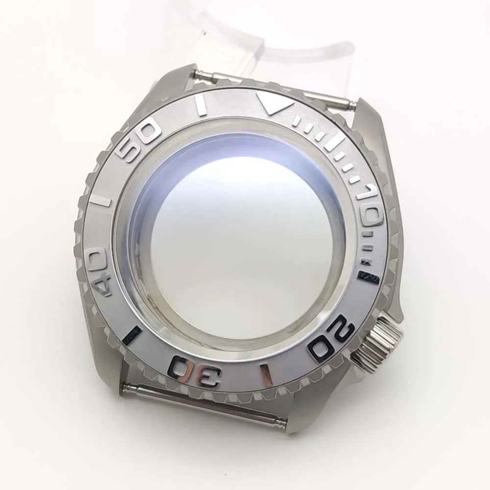 Yacht Master Case 42MM for NH35 NH36 Movement Sapphire crystal stainless steel case Watch Accessories SKX007