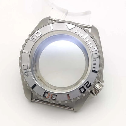 Yacht Master Case 42MM for NH35 NH36 Movement Sapphire crystal stainless steel case Watch Accessories SKX007