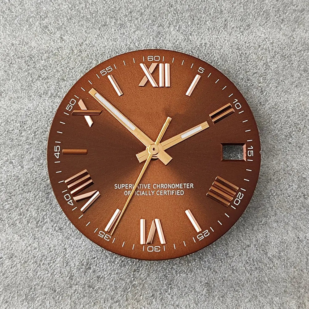 28.5mm NH35 dial Roman dial S Dial Modified Dial for NH35/NH36 Automatic Movement Watch accessories