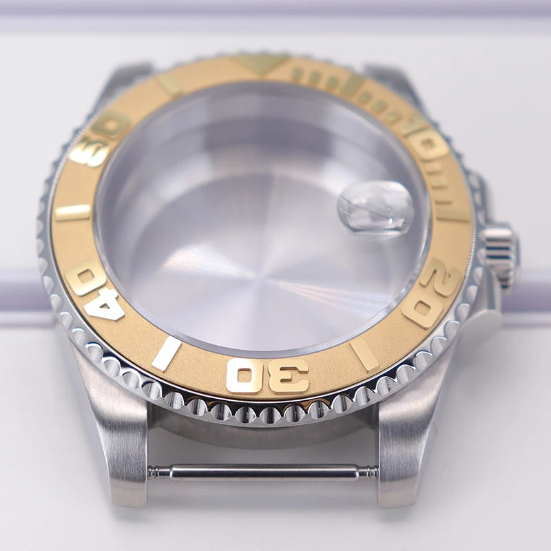 200M Diving Watch Case 40mm For Yacht-Master Seiko NH35 NH36 NH38/34 Miyota 8215 ETA2824 Movement Sapphire Glass 120clicks Bezel