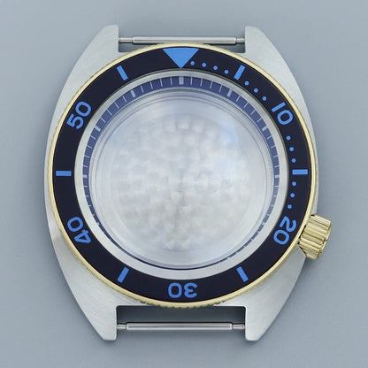 41mm NH35 Watch Case Stainless Steel Accessories For NH35 NH34 Mod Abalone NH36 NH70 Movement 28.5mm Dial Sapphire Crystal Glass
