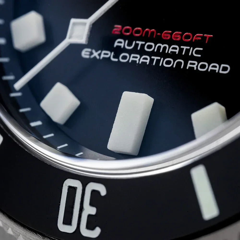 THORN SHY036 Titanium Sub Diver 39MM  Vintage PT5000  Automati Sapphire C3 Super Luminous 20bar