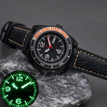 43MM Mod Samurai Black Series SRPE39K1 SRPF79K1 Diver C3 Luminous Sapphire NH35 NH36  Automatic