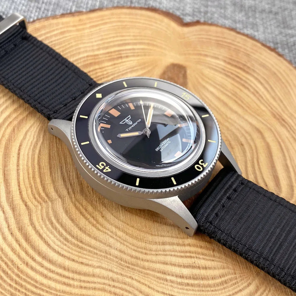 Tandorio Fifty FATHOMS Diver TD223 20bar NH35 PT5000 Sapphire 40mm