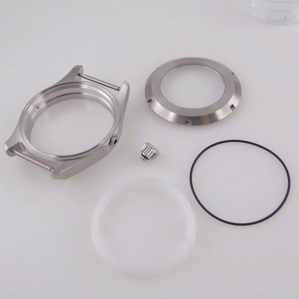 36mm/39mm Pilot Collection Watch Case Sapphire Glass 200m Waterproof Glass Back For NH35 NH36 ETA2824 PT5000 Movement