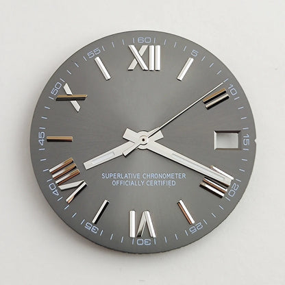 28.5mm NH35 dial Roman dial S Dial Modified Dial for NH35/NH36 Automatic Movement Watch accessories