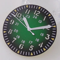 green dial hand