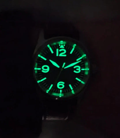 Tandorio pilot watch TD140S 36mm NH35A automatic sapphire 20bar