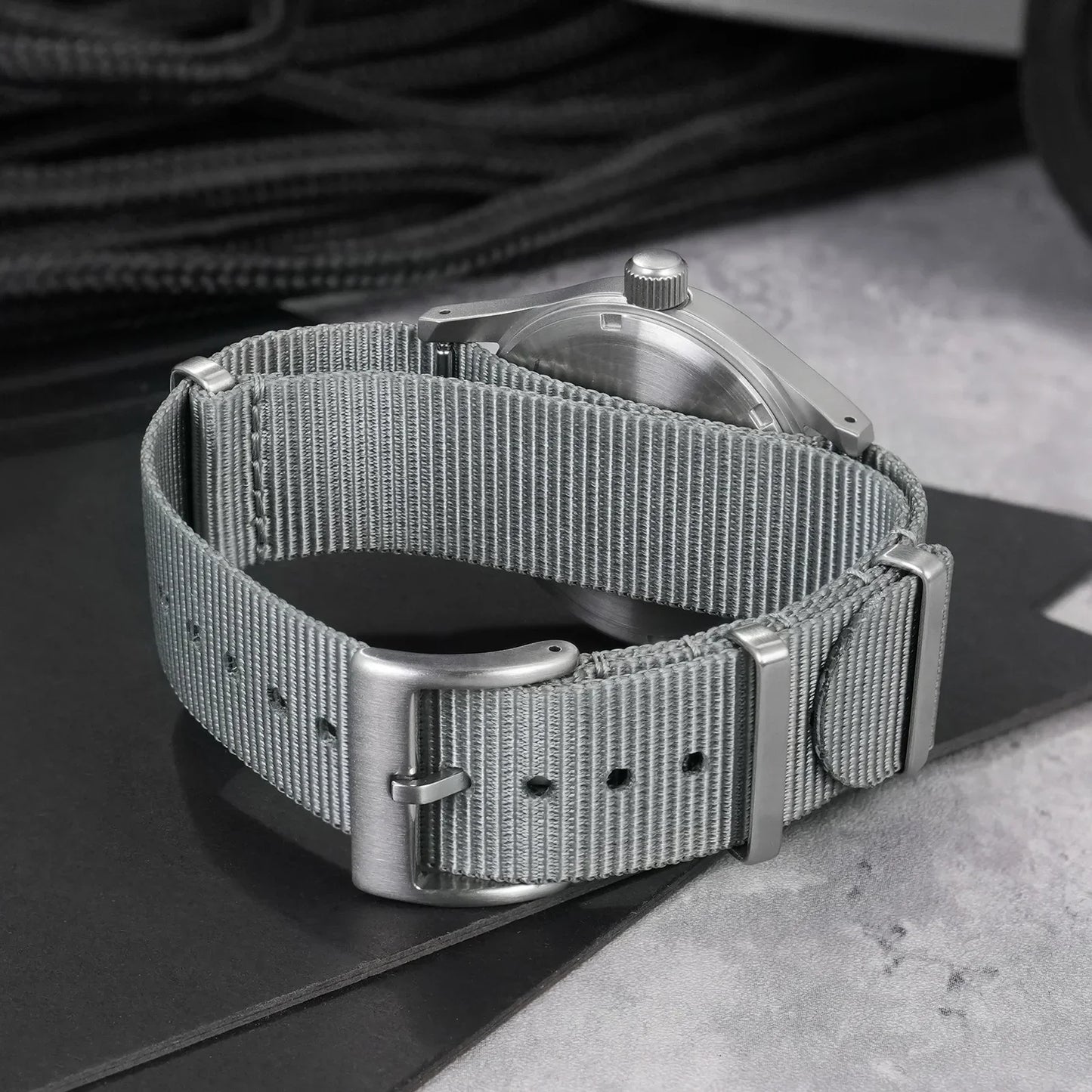 Militado ML12 Military Watch VH31 Quartz Domed Sapphire  C3 Luminous 38mm 10Bar