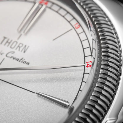 THORN T017 Square pillow-shaped 36mm Pilot couple wristwatch VD78 quartz Double Domed Sapphire 10Bar