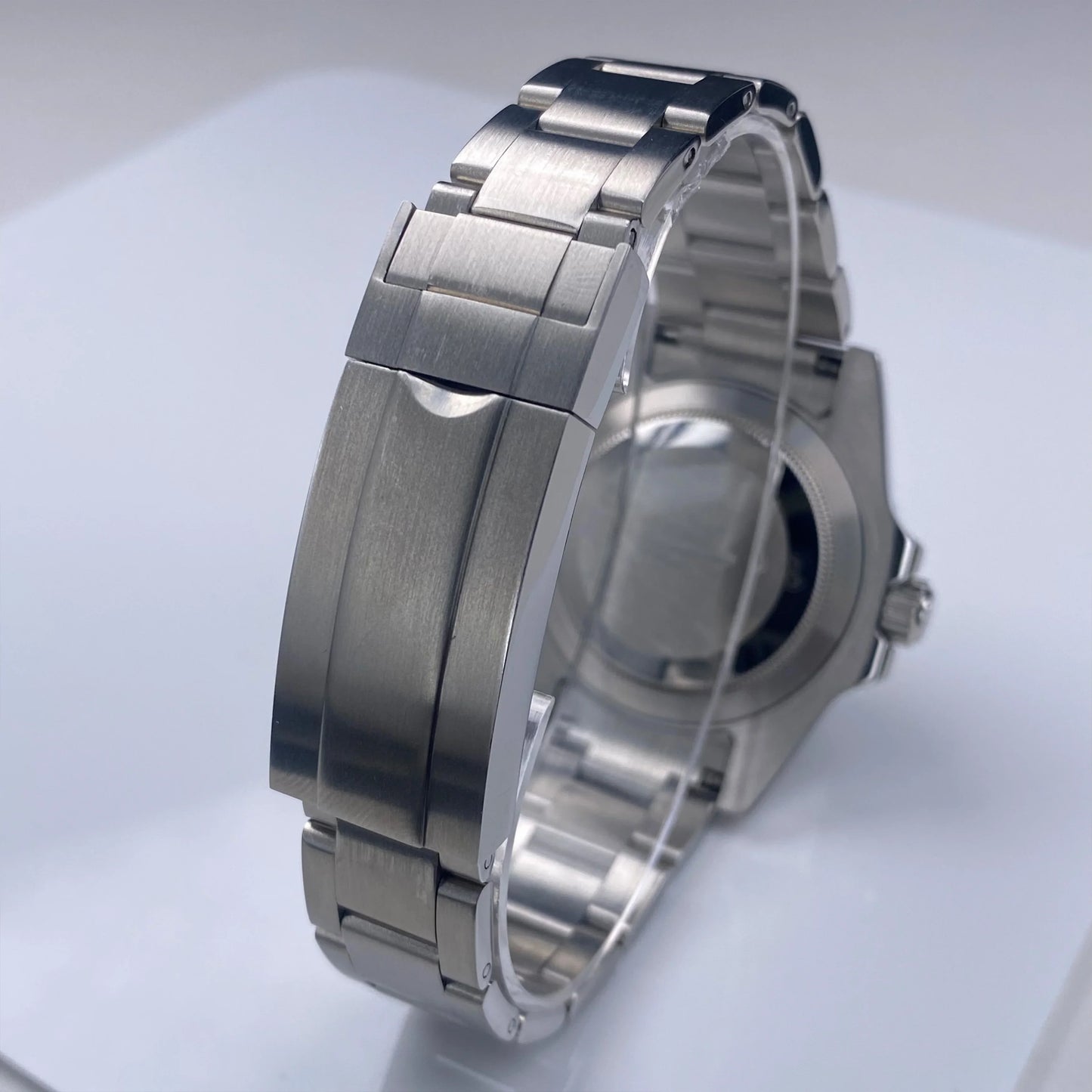 Sub Watch Case NH35 sliver 40mm GMT/SUB 120 clicks Stainless Steel Sapphire Glass fit nh34 nh35 nh36 movement 28.5mm Date Dial