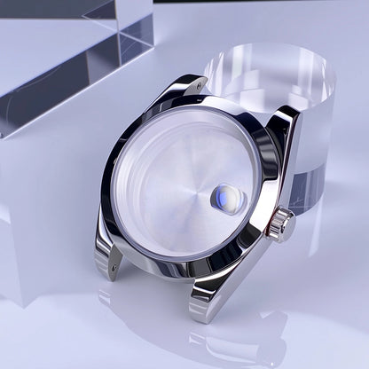 36mm/39mm NH35 Case Stainless Steel Sapphire Crystal Waterproof Fluted Case For NH35 NH36 Movement 28.5mm Dial NH35 Watch Case