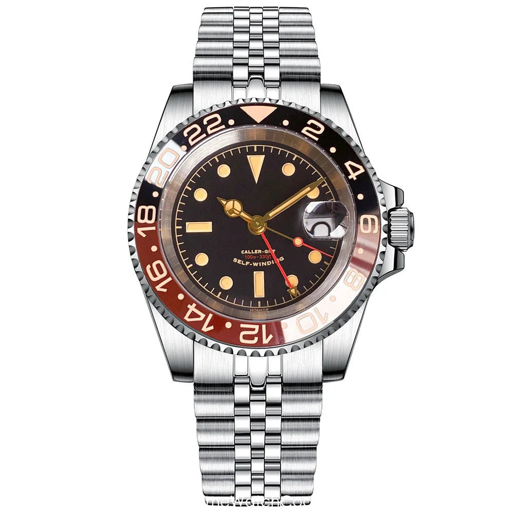 Tandorio NH34A GMT 6542 Mod Sapphire 20BAR 40mm Diver 40MM TD218D