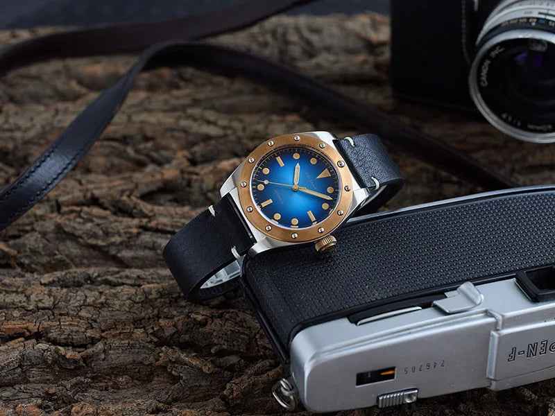 Baltany Bronze Watches Man B4030 Super LuminousNH38 Automatic 20ATMWaterproof Luxary Design Unique Vintage Mechanical Wristwates