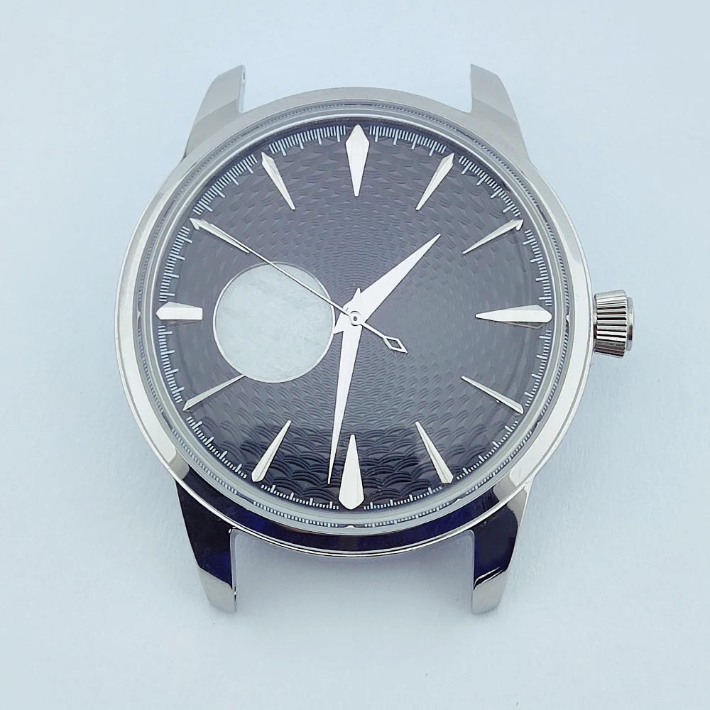 40mm Watch Case nh38 Case Arch Glass Silver Rose Gold Cocktail Case for NH38 Movement fit 35mm Dial