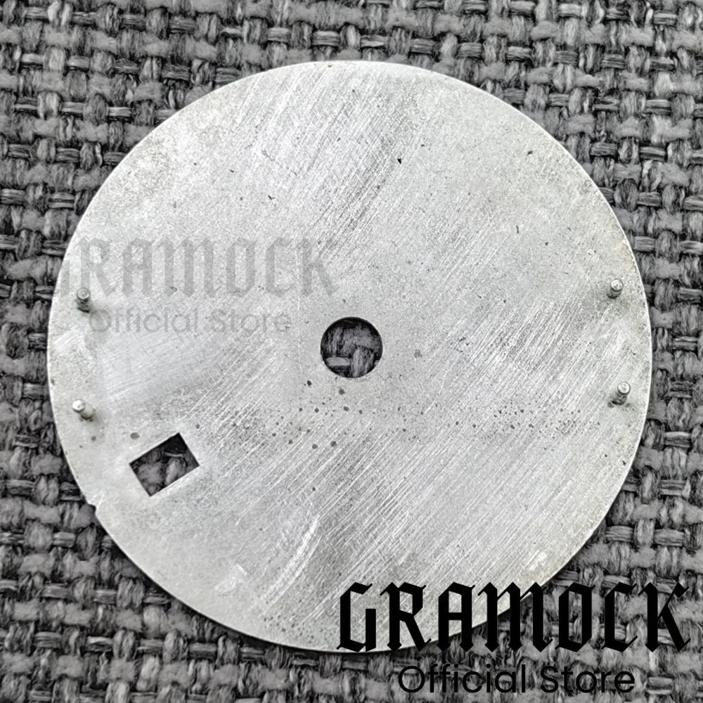 29mm Blue Red Black Orange GMT NH34 White Glossy Dial With Hands C3 Lume Fit NH34 Mechanical Watch Modified Accessories