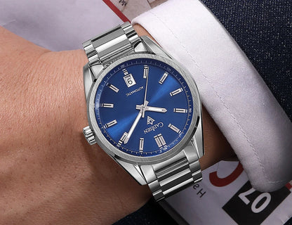 CADISEN C8227 Dress Watch Luminous NH35 AR Sapphire 10Bar 40MM