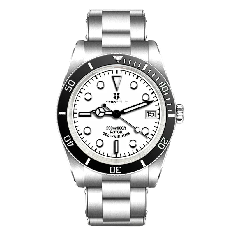 Corgeut Watch Diver CG2074 39mm NH35A Sapphire Crystal  Ceramics Bezel 10Bar SUB