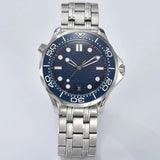 Seamaster Watch Wristfull W401 10bar NH35 Automatic 42mm Sapphire Luminous Date Window At 6 Glassback