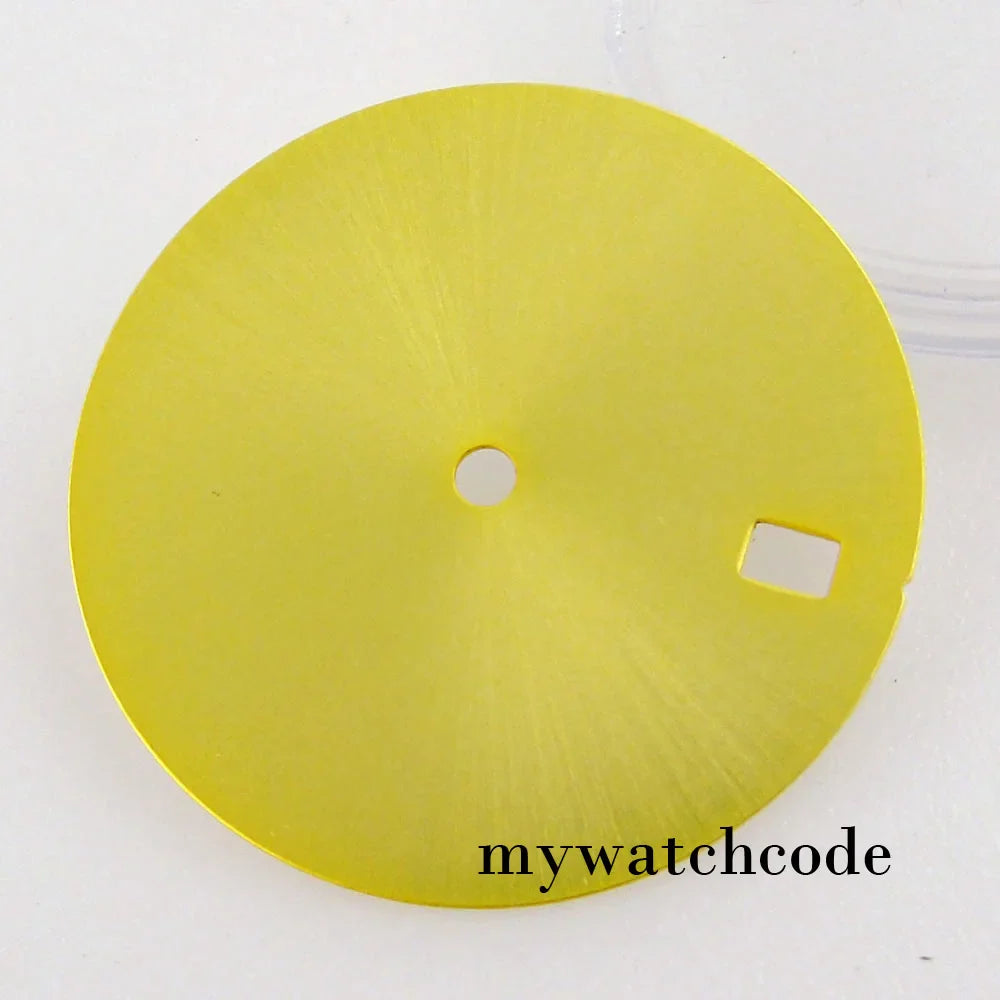 29mm Green/Blue/Black/Yellow/White Sterile Watch Dial Date Day Window Fit for NH35A NH36A Automatic Movement Watch Accessories