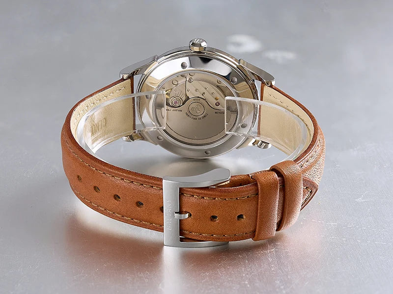 Baltany Dress Watches Man S4090 Dome Sapphire Crystal 9039 Automation Stainless Steel Classic Pie-Pan Dial Mechanical Watch