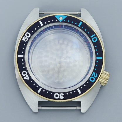 41mm NH35 Watch Case Stainless Steel Accessories For NH35 NH34 Mod Abalone NH36 NH70 Movement 28.5mm Dial Sapphire Crystal Glass