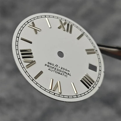 Suitable for NH35A/4R35 Movement Watch Dial 28.5mm Roman Numeral Surface Watch Faces Men's Watches Replacement Accessories