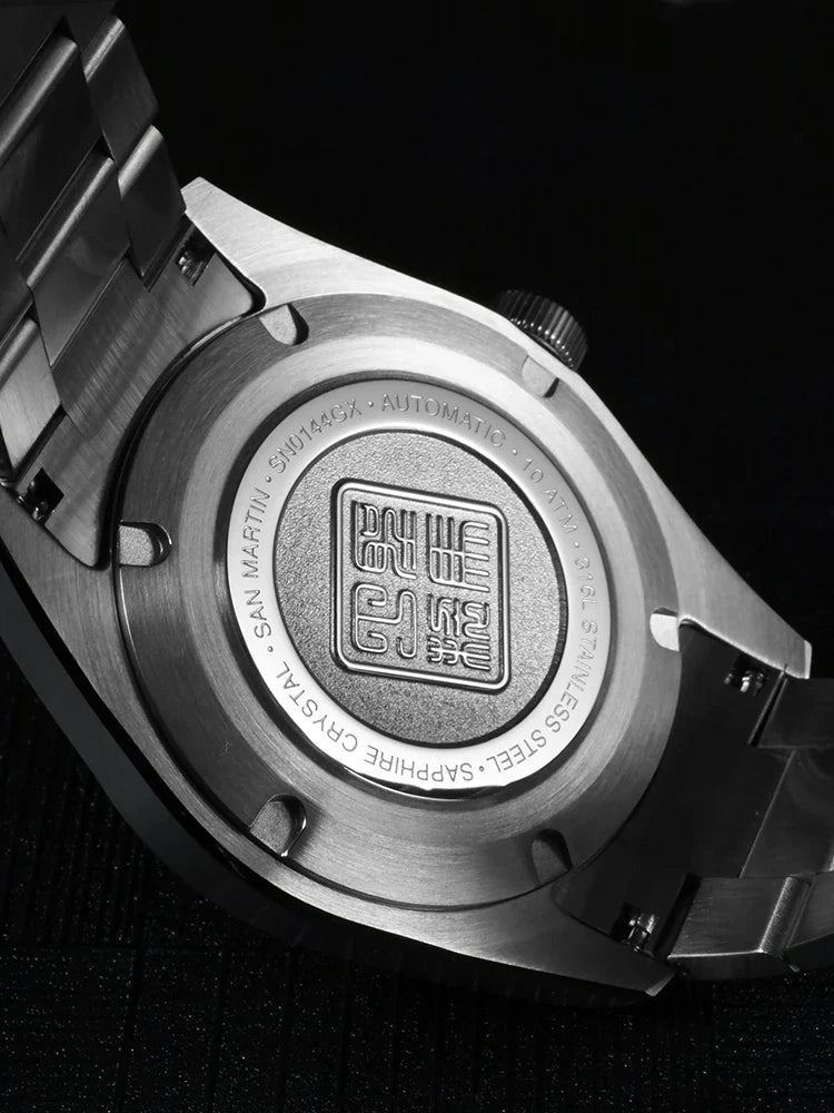 San Martin 36/39/42mm SN0144 JianZhan Dial Gada Watch Miyota 9015 Original Design Men Luxury Dress Automatic Mechanical Watches