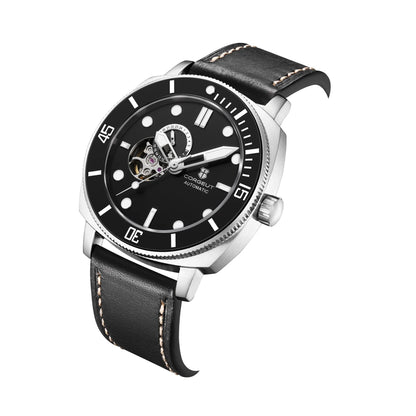 Corgeut 6030 42mm Hollow Skeleton NH39 Automatic 10bar Dress Watch