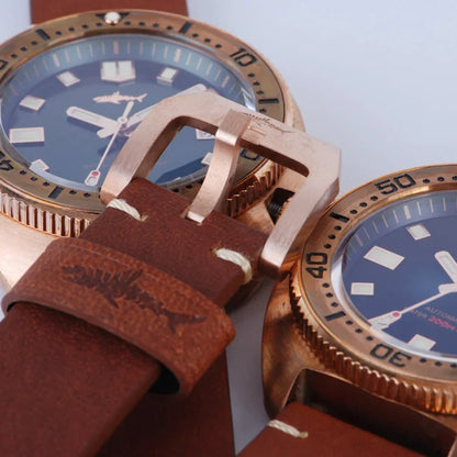 Heimdallr Turtle 6105 Watch CUSN8 Bronze 45mm Sapphire Crystal NH35 20Bar C3 Super Luminous