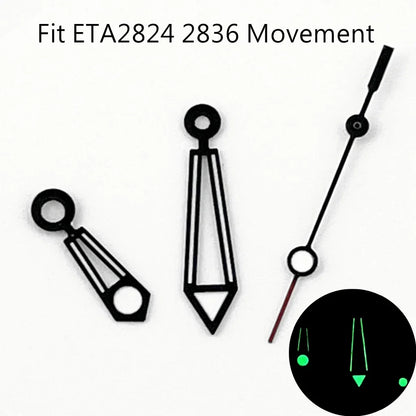 NH35 Watch Hands Green Luminous Fit NH35 NH36 ETA2824 2836 Miyota 8205 8215 N821A Mingzhu DG2813 3804 Movement Watch Accessories