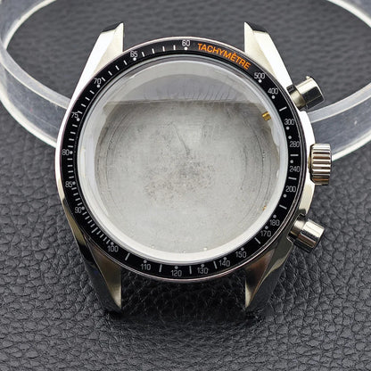 39.7mm Men's watches metal case FIT VK63 movement case watch accessories watch parts Fits 20mm strap Watch Box