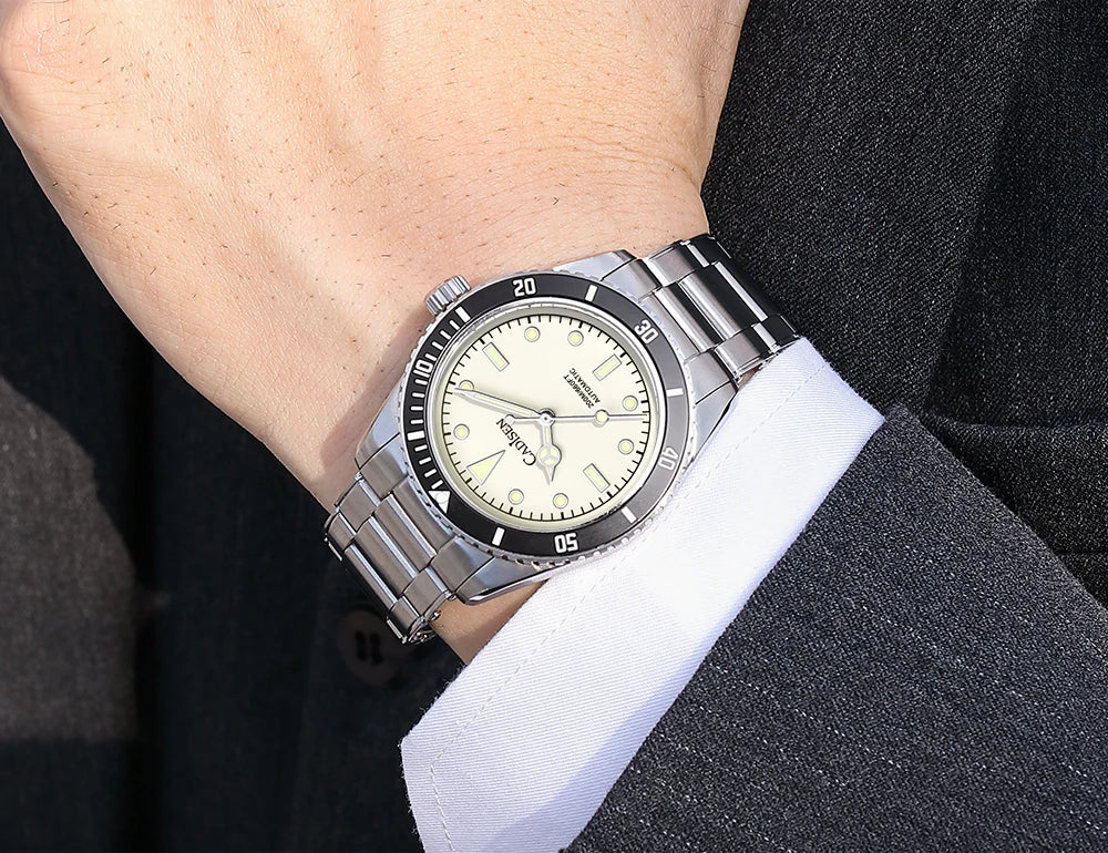 CADISEN C8206 BB58 Mod 38mm Diver NH35 Mechanical Sapphire 20 Bar Sapphire