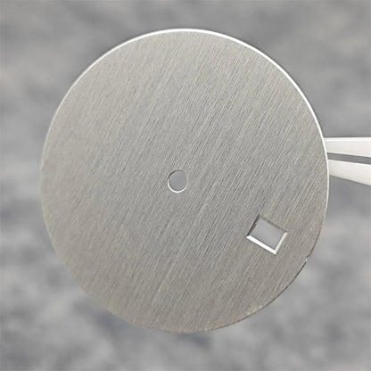 30.5mm Watch Dial DIY Vertical Texture Surface with Date Faces for PP Case Watch Accessories for NH35A / 4R35 Movement