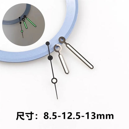 28.5mm Watch Dial Ocean Star Surface Single / Double Calendar Watch Faces Green Luminous Watch Accessory for NH35/NH36 Movement