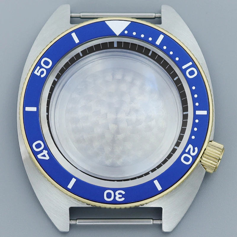 41mm NH35 Watch Case Stainless Steel Accessories For NH35 NH34 Mod Abalone NH36 NH70 Movement 28.5mm Dial Sapphire Crystal Glass