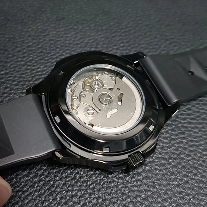 39.5MM Stainless Steel Sapphire Glass Waterproof Case Have Inner Ring FIT NH 35 NH36 NH70 Movement Watch Parts Accessories