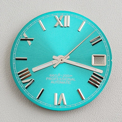 28.5mm NH35 dial Roman dial S Dial Modified Dial for NH35/NH36 Automatic Movement Watch accessories