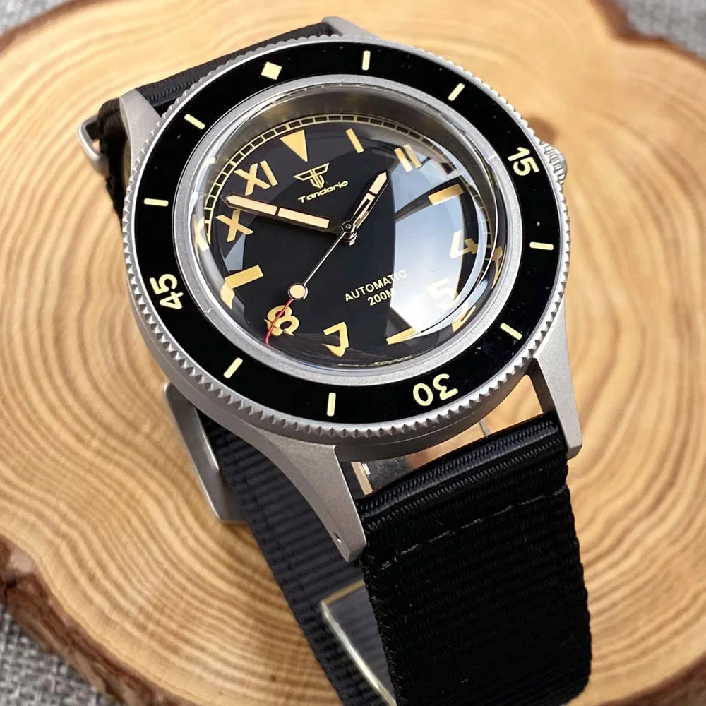 Tandorio Fifty FATHOMS Diver TD223 20bar NH35 PT5000 Sapphire 40mm