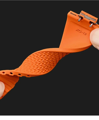 PRX watch band Quick Release  11mm 12mm T137.407/T137.410 Super Player Fluoro rubber FKM Watch Strap Bracelet