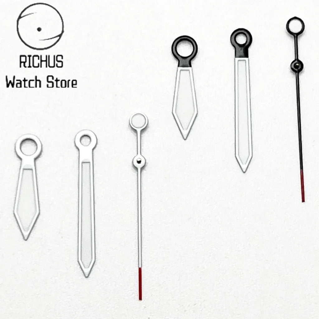 ETA Hands Silver/Black Watch Hands Fit NH35 NH36 PT5000 ETA2836 2824 DG2813 3804 Miyota8215 8205 821A Movement Watch Accessories