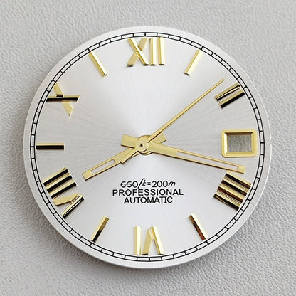 28.5mm NH35 dial Roman dial S Dial Modified Dial for NH35/NH36 Automatic Movement Watch accessories
