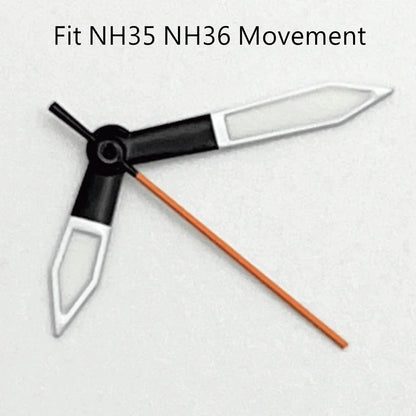 NH35 Watch Hands Black/White Watch Hands Fit NH35 NH36 PT5000 ETA2836 2824 Miyota8215 8205 DG2813 Movement Watch Accessories