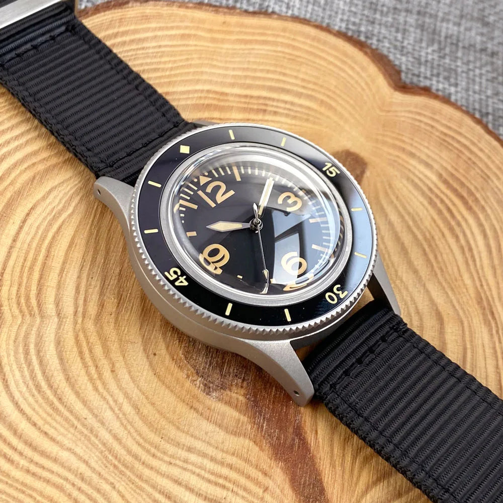 Tandorio Fifty FATHOMS Diver TD223 20bar NH35 PT5000 Sapphire 40mm