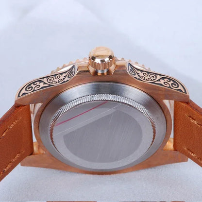 HEIMDALLR Bronze Diver Watch HMCR21 NH36 Automatic Sapphire BGW-9 Lume 44MM Yachmaster 30Bar